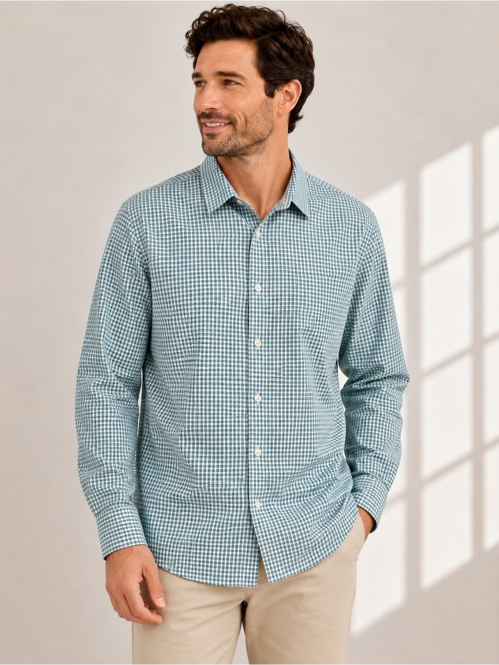 Charles Tyrwhitt XXL Classic Fit Non-Iron Check Dress Shirt